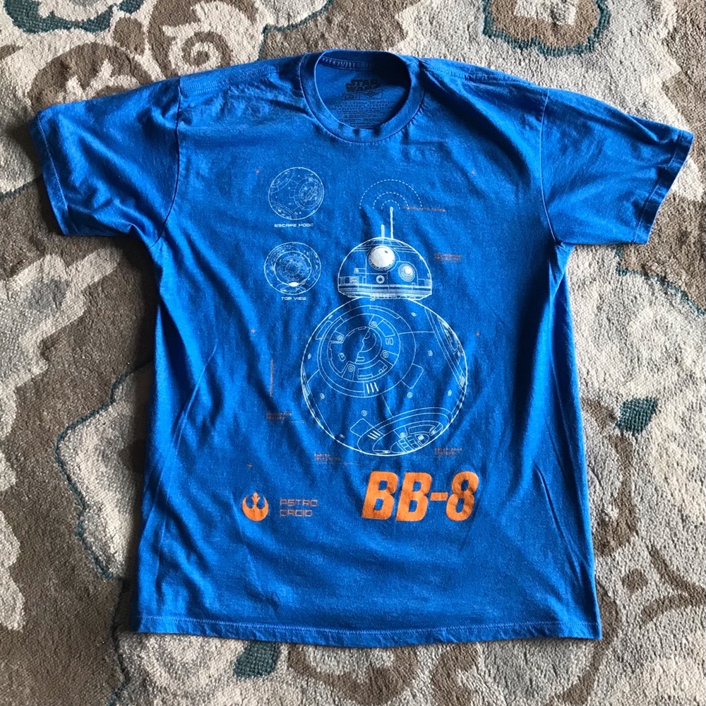 Star Wars blue BB-8 T-Shirt large